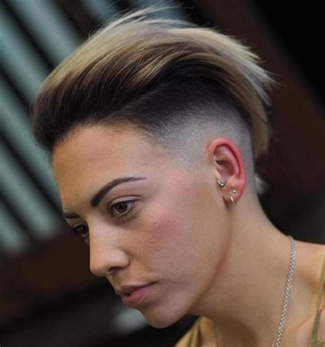 shaved sides hairstyles|35 Shaved Hairstyles for Women Who Dare to Be Different.